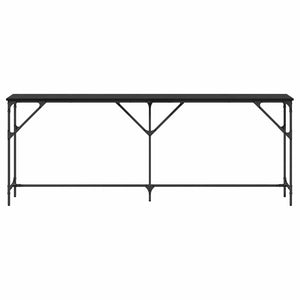 Τραπέζι κονσόλας Μαύρη δρυς 200 x 29 x 75 cm