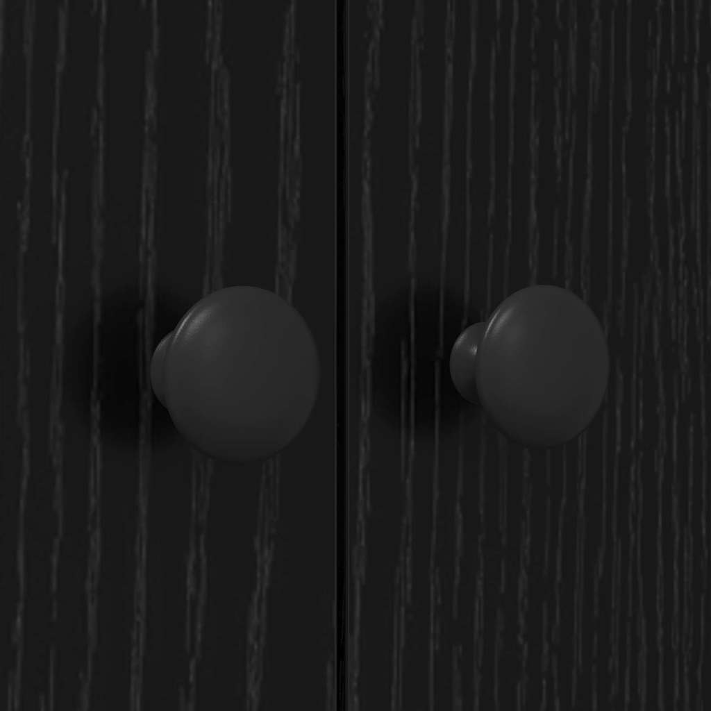 Ντουλάπα Πλυντηρίου Μαύρο 0ak 68 x 48,5 x 194 εκ