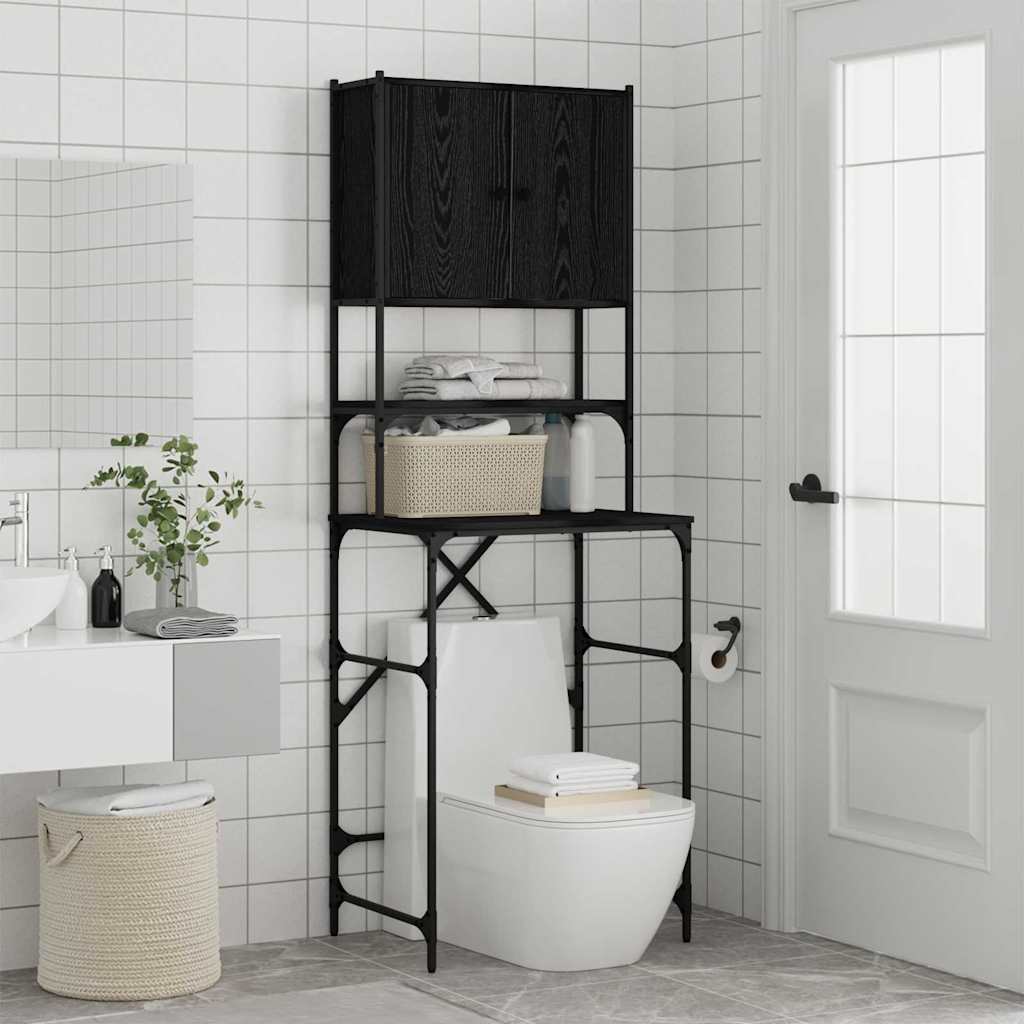 Ντουλάπα Πλυντηρίου Μαύρο 0ak 68 x 48,5 x 194 εκ