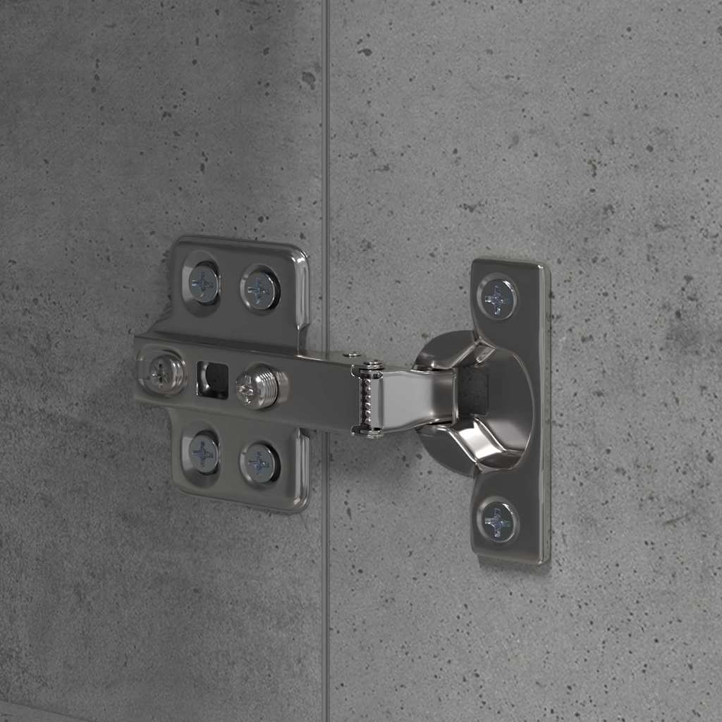 Ντουλάπα Κουζίνας Γκρι 35 x 50 x 180 εκ. Επεξεργασμένο ξύλο - Pakobazaar