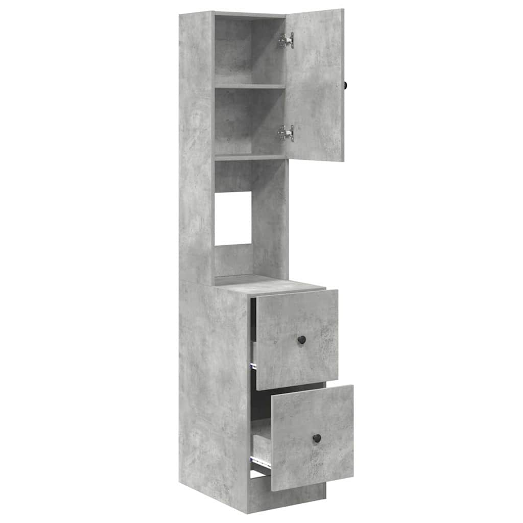 Ντουλάπα Κουζίνας Γκρι 35 x 50 x 180 εκ. Επεξεργασμένο ξύλο - Pakobazaar