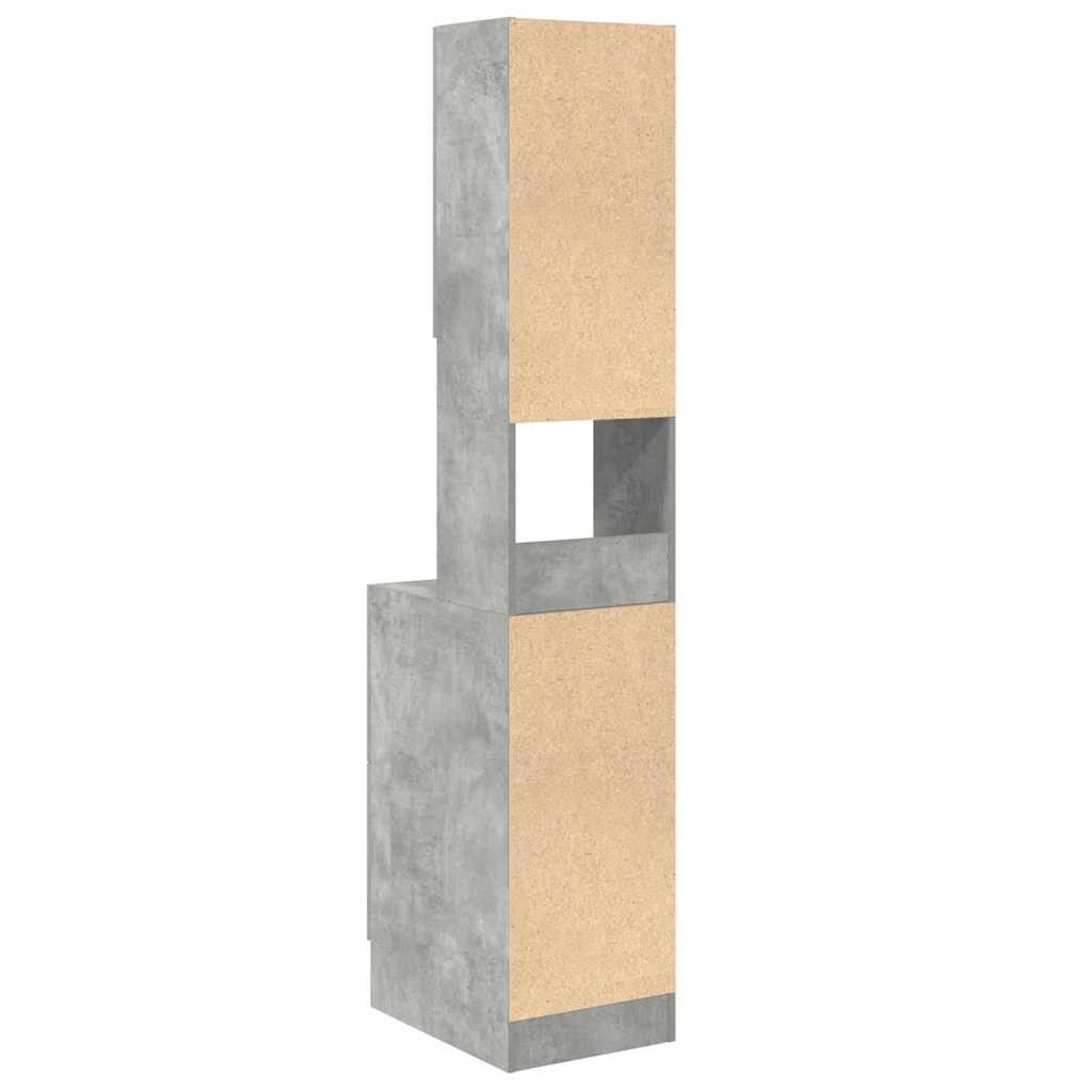 Ντουλάπα Κουζίνας Γκρι 35 x 50 x 180 εκ. Επεξεργασμένο ξύλο - Pakobazaar