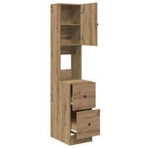 Πλαϊνός πάγκος κουζίνας με ράφι Artisan Oak 32 x 50 x 180 εκ. - Pakobazaar