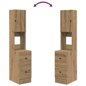 Πλαϊνός πάγκος κουζίνας με ράφι Artisan Oak 32 x 50 x 180 εκ. - Pakobazaar