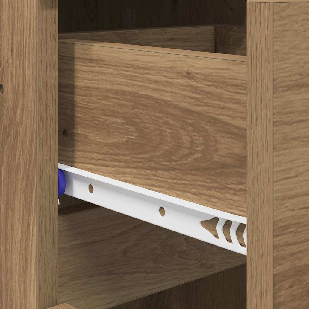 Ντουλάπα Παπουτσιών με συρτάρι Artisan Oak 100,5 x 28 x 100 εκ - Pakobazaar