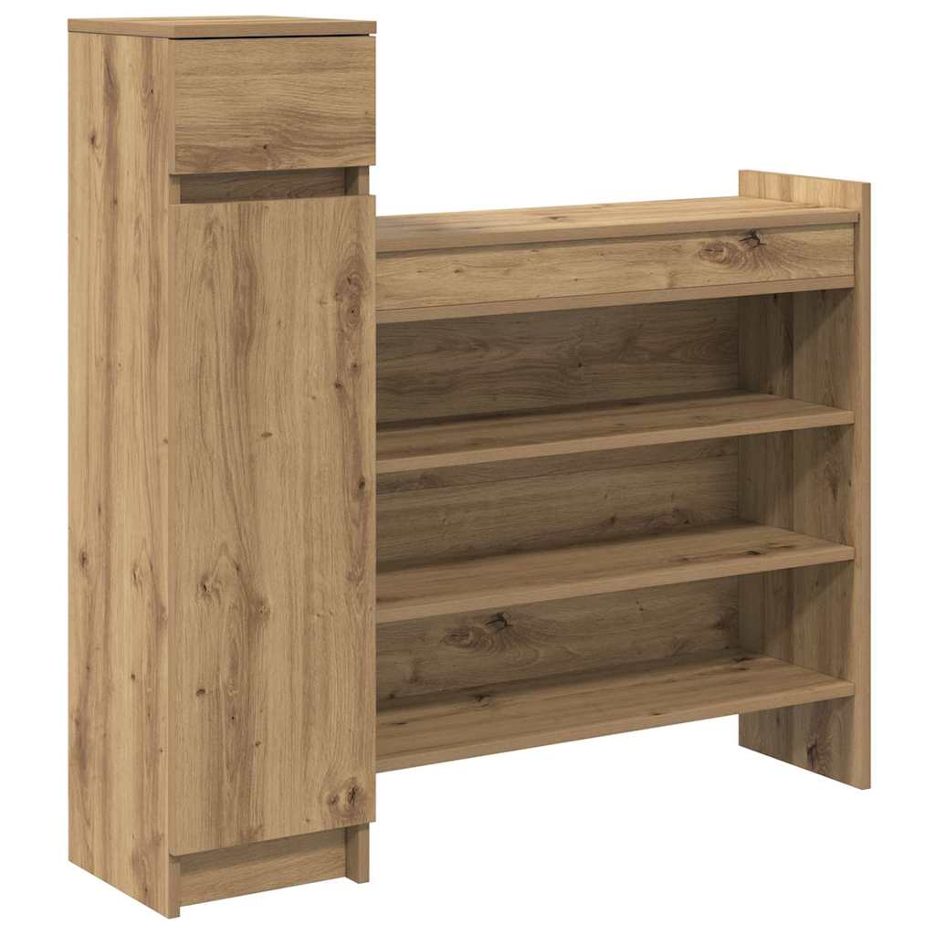 Ντουλάπα Παπουτσιών με συρτάρι Artisan Oak 100,5 x 28 x 100 εκ - Pakobazaar