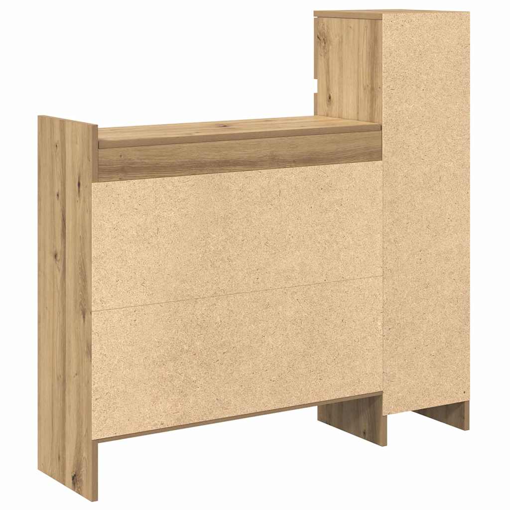 Ντουλάπα Παπουτσιών με συρτάρι Artisan Oak 100,5 x 28 x 100 εκ - Pakobazaar