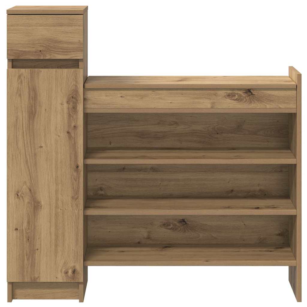 Ντουλάπα Παπουτσιών με συρτάρι Artisan Oak 100,5 x 28 x 100 εκ - Pakobazaar