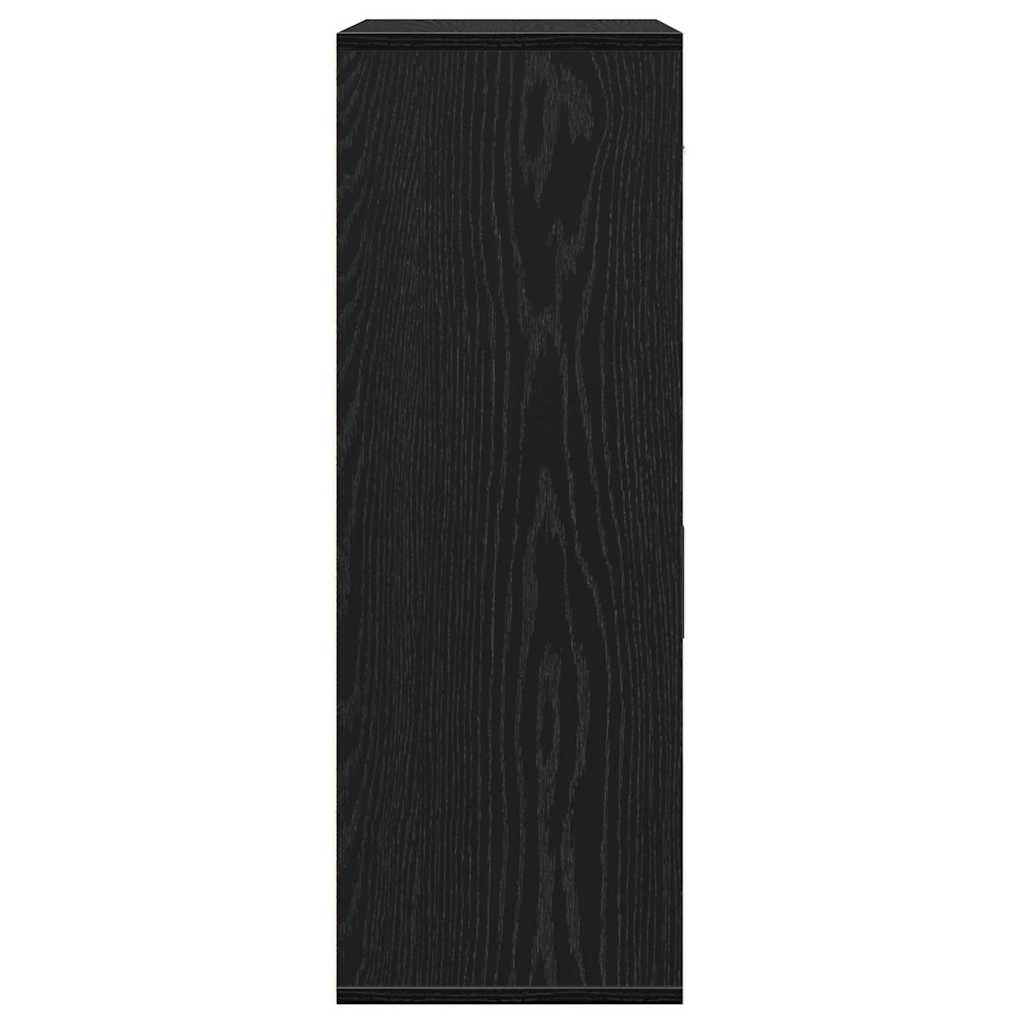 Πλαϊνό γραφείο Μαύρη Οξυά 60 x 30 x 84 εκ Επεξεργασμένο ξύλο - Pakobazaar