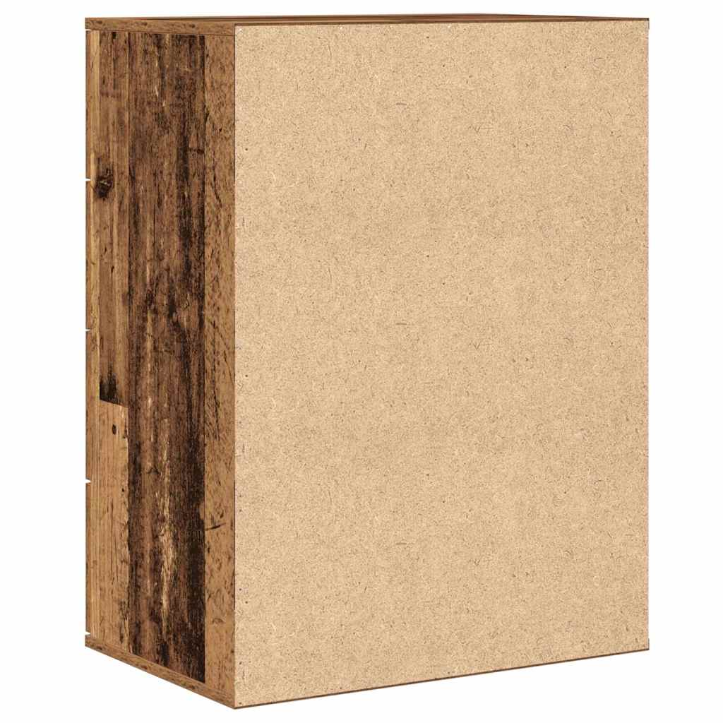 Πλαϊνό γραφείο Παλιό ξύλο 60 x 39 x 80 εκ Επεξεργασμένο ξύλο