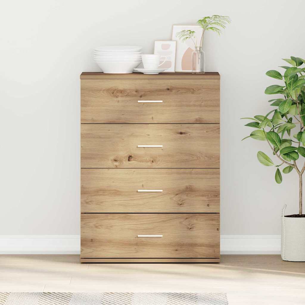 Πλαϊνό γραφείο Artisan Oak 60 x 39 x 80 εκ Επεξεργασμένο ξύλο - Pakobazaar