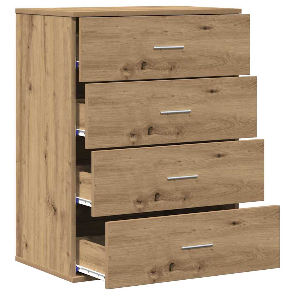 Πλαϊνό γραφείο Artisan Oak 60 x 39 x 80 εκ Επεξεργασμένο ξύλο - Pakobazaar