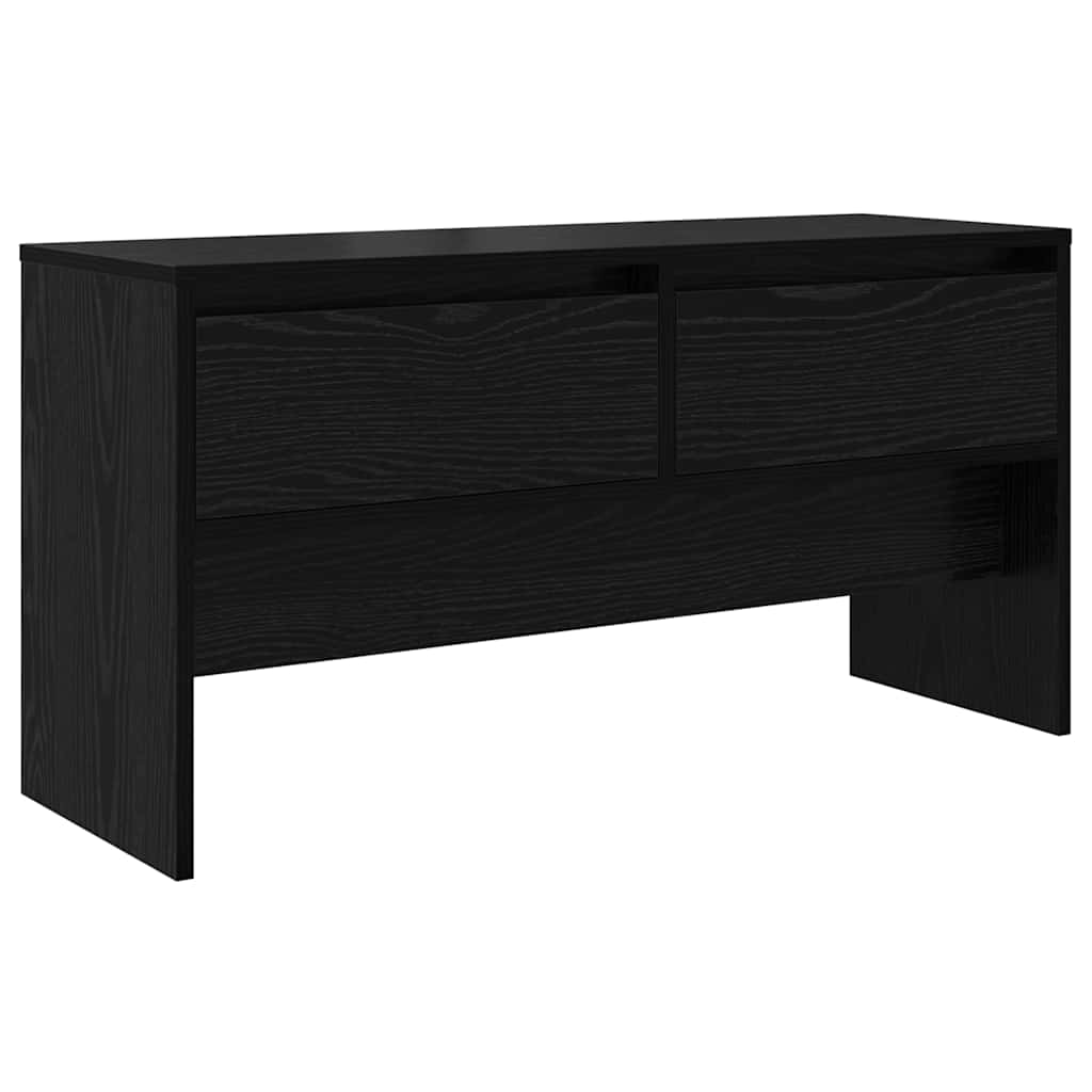Σετ επίπλων χωλ με συρτάρι 4 pcs Μαύρη Οξυά Επεξεργασμένο ξύλο