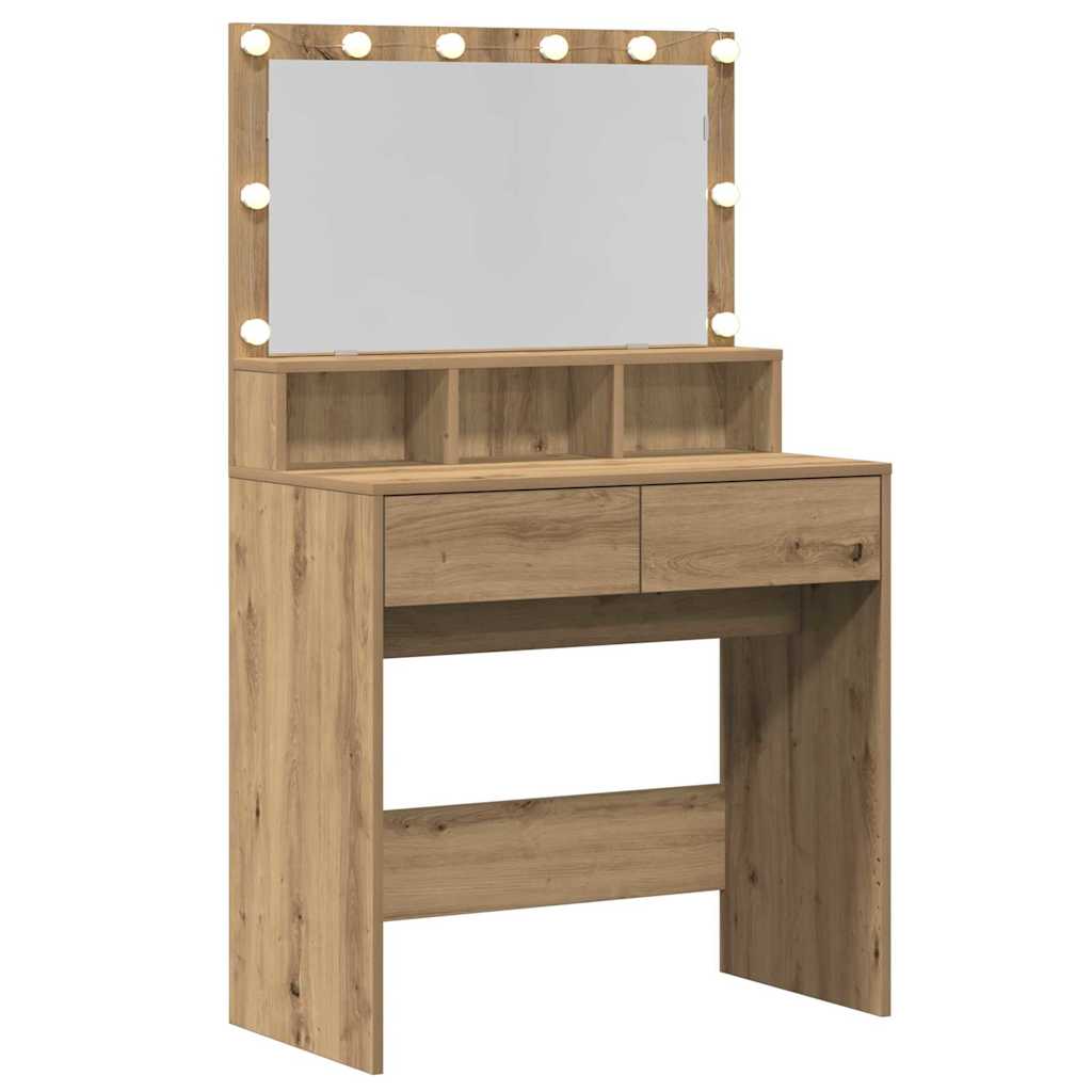 Τραπέζι περιποίησης με συρτάρι Artisan Oak 80 x 41 x 134,5 εκ. - Pakobazaar