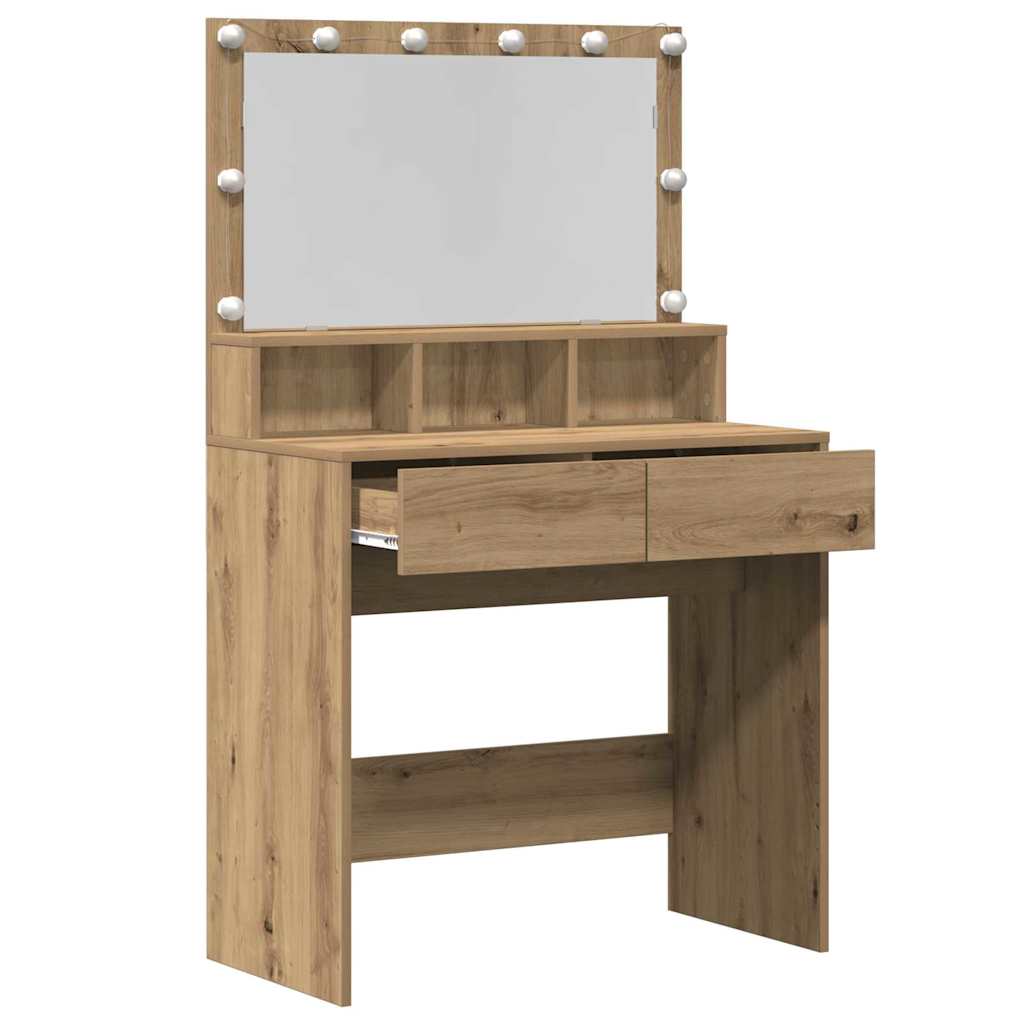 Τραπέζι περιποίησης με συρτάρι Artisan Oak 80 x 41 x 134,5 εκ. - Pakobazaar