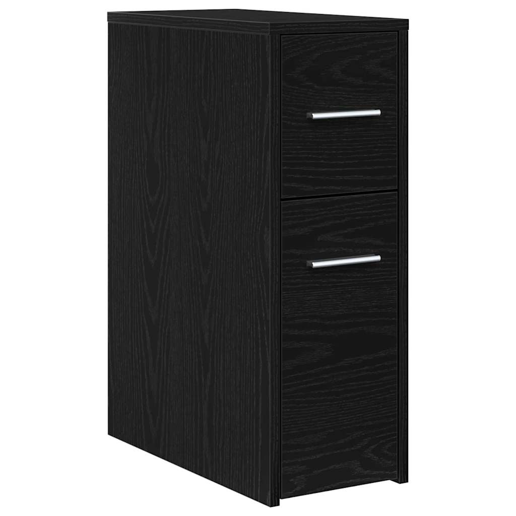 Σετ Επίπλων Μπάνιου Επιτοίχιο Μαύρη Οξυά 22 x 44 x 61.5 εκ. - Pakobazaar