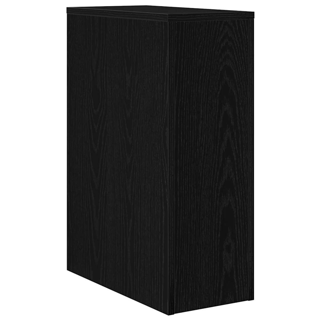 Σετ Επίπλων Μπάνιου Επιτοίχιο Μαύρη Οξυά 22 x 44 x 61.5 εκ. - Pakobazaar