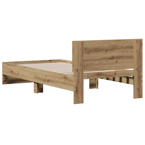 Σκελετός Κρεβατιού Artisan Oak 90 x 190 cm Επεξεργασμένο ξύλο - Pakobazaar