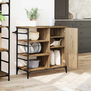 Καρότσι Κουζίνας Artisan Oak 87.5 x 39 x 84.5 εκ - Pakobazaar