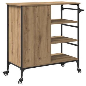 Καρότσι Κουζίνας Artisan Oak 87.5 x 39 x 84.5 εκ - Pakobazaar