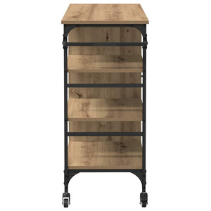 Καρότσι Κουζίνας Artisan Oak 87.5 x 39 x 84.5 εκ - Pakobazaar