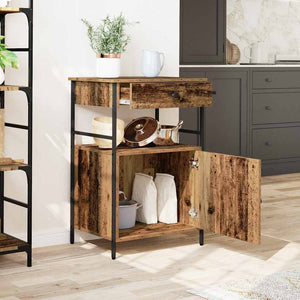 Καρότσι Κουζίνας Παλιό ξύλο 56 x 43 x 89,5 εκ - Pakobazaar