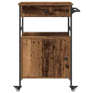Καρότσι Κουζίνας Παλιό ξύλο 56 x 43 x 89,5 εκ - Pakobazaar