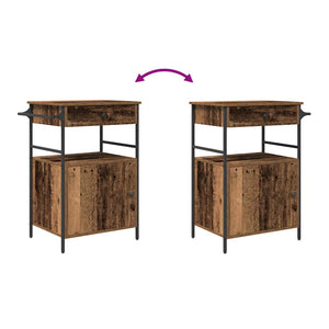 Καρότσι Κουζίνας Παλιό ξύλο 56 x 43 x 89,5 εκ - Pakobazaar