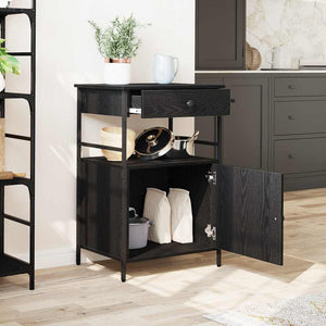 Καρότσι Κουζίνας Μαύρη Οξυά 56 x 43 x 89,5 εκ - Pakobazaar