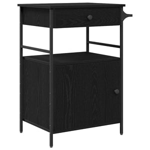 Καρότσι Κουζίνας Μαύρη Οξυά 56 x 43 x 89,5 εκ - Pakobazaar