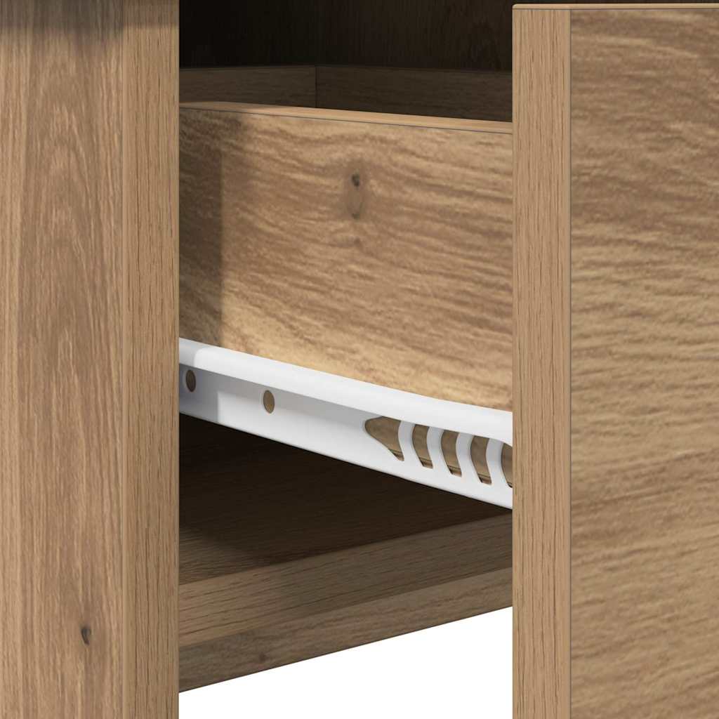 Καλλυντικού Τραπέζι με συρτάρι Artisan Oak 100 x 45 x 76 εκ. - Pakobazaar