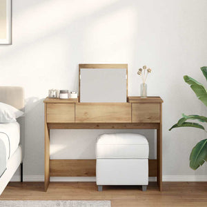 Καλλυντικού Τραπέζι με συρτάρι Artisan Oak 100 x 45 x 76 εκ. - Pakobazaar