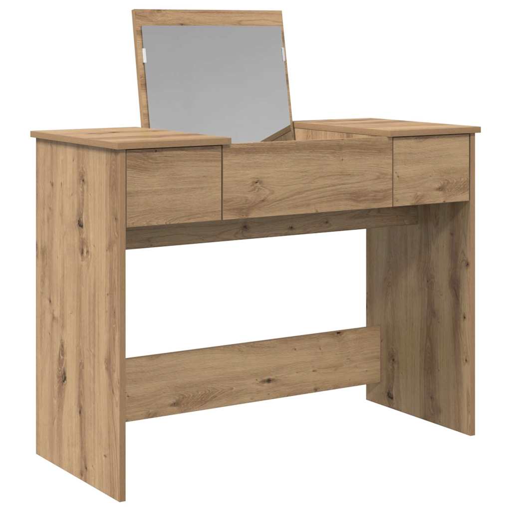 Καλλυντικού Τραπέζι με συρτάρι Artisan Oak 100 x 45 x 76 εκ. - Pakobazaar