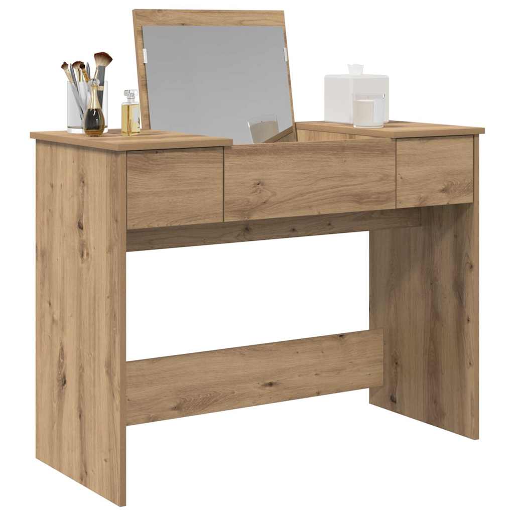 Καλλυντικού Τραπέζι με συρτάρι Artisan Oak 100 x 45 x 76 εκ. - Pakobazaar