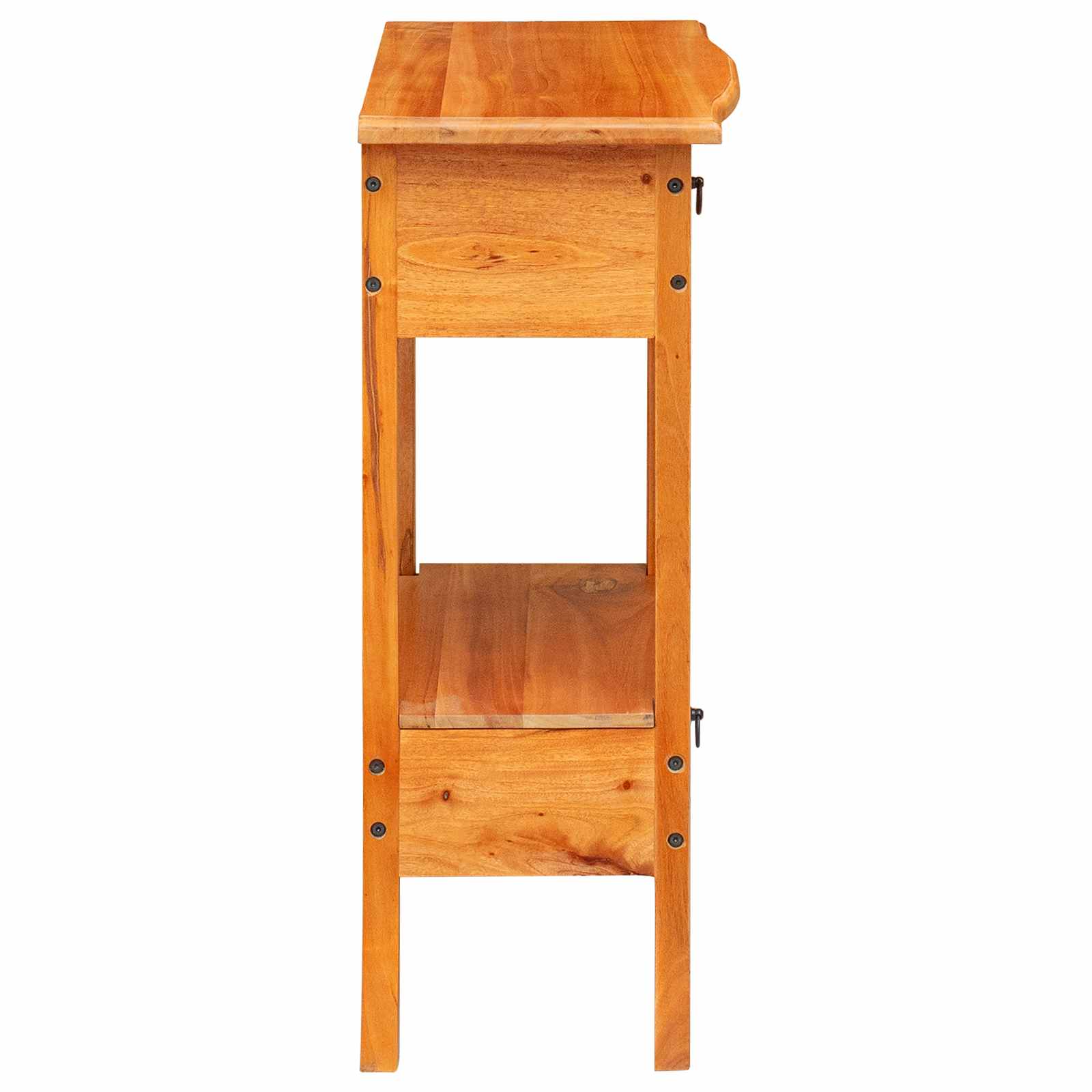 Τραπέζι κονσόλας Φυσικό 50,5 x 30 x 75,5 εκ. Στερεό ξύλο Μαόνι - Pakobazaar