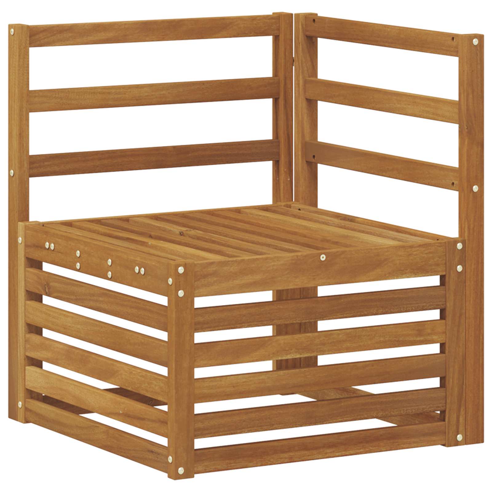 Σετ Καναπέ 8 pcs Φυσικό Στερεό Ξύλο Ακακίας - Pakobazaar