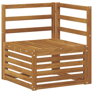 Σετ Καναπέ 7 pcs Φυσικό Στερεό Ξύλο Ακακίας - Pakobazaar