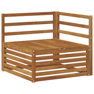 Σετ Καναπέ 10 pcs Φυσικό Στερεό Ξύλο Ακακίας - Pakobazaar
