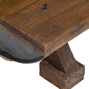 Τραπεζάκι σαλονιού Φυσικό 90 x 50 x 35 cm ξύλο