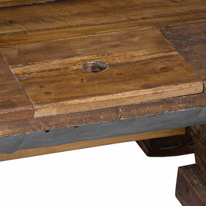 Τραπεζάκι σαλονιού Φυσικό 90 x 50 x 35 cm ξύλο