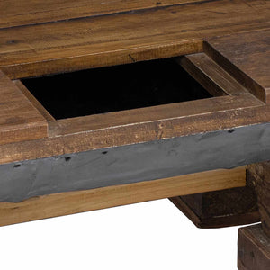 Τραπεζάκι σαλονιού Φυσικό 90 x 50 x 35 cm ξύλο
