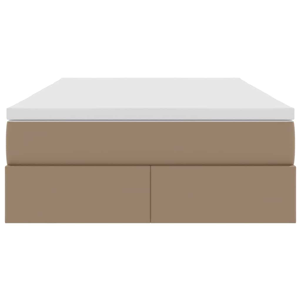 Κρεβάτι με αποθηκευτικό χώρο και στρώμα Καπουτσίνο 120 x 200 cm - Pakobazaar