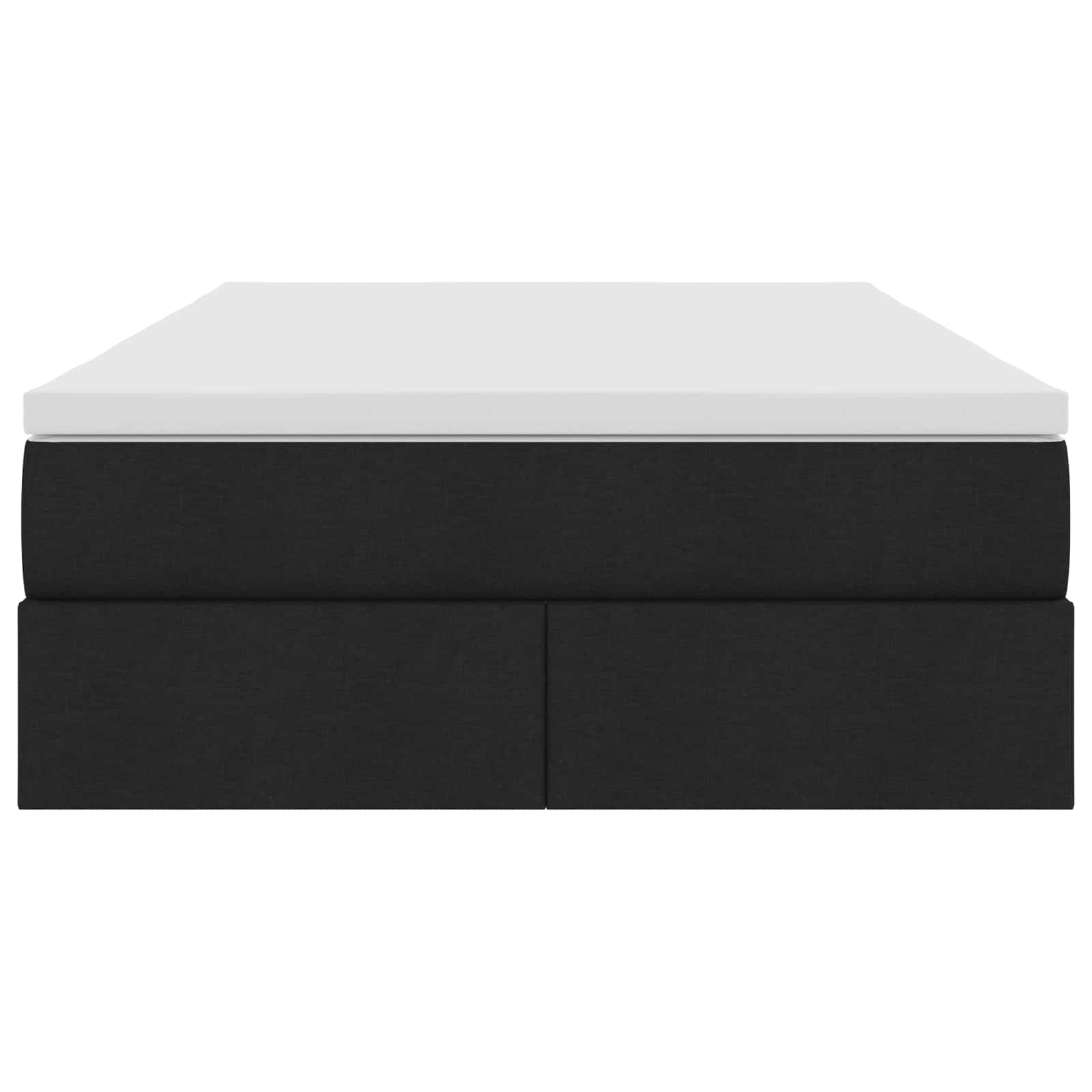 Κρεβάτι με αποθηκευτικό χώρο και στρώμα Μαύρο 120 x 190 cm