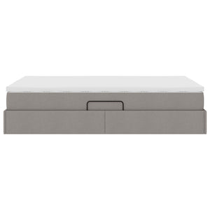 Κρεβάτι με αποθηκευτικό χώρο και στρώμα Taupe 120 x 190 cm - Pakobazaar