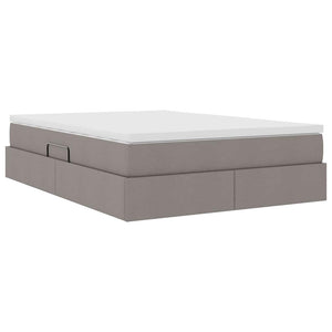 Κρεβάτι με αποθηκευτικό χώρο και στρώμα Taupe 140 x 190 cm
