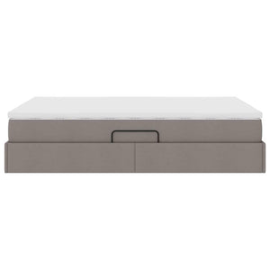Κρεβάτι με αποθηκευτικό χώρο και στρώμα Taupe 140 x 190 cm