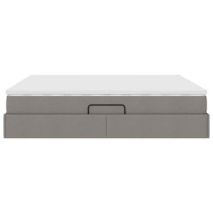 Κρεβάτι με αποθηκευτικό χώρο και στρώμα Taupe 160 x 200 cm - Pakobazaar