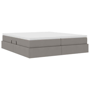 Κρεβάτι με αποθηκευτικό χώρο και στρώμα Taupe 180 x 200 cm