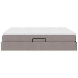 Κρεβάτι με αποθηκευτικό χώρο και στρώμα Taupe 180 x 200 cm