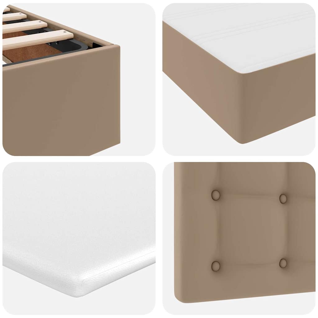 Κρεβάτι με αποθηκευτικό χώρο και στρώμα Καπουτσίνο 120 x 200 cm - Pakobazaar